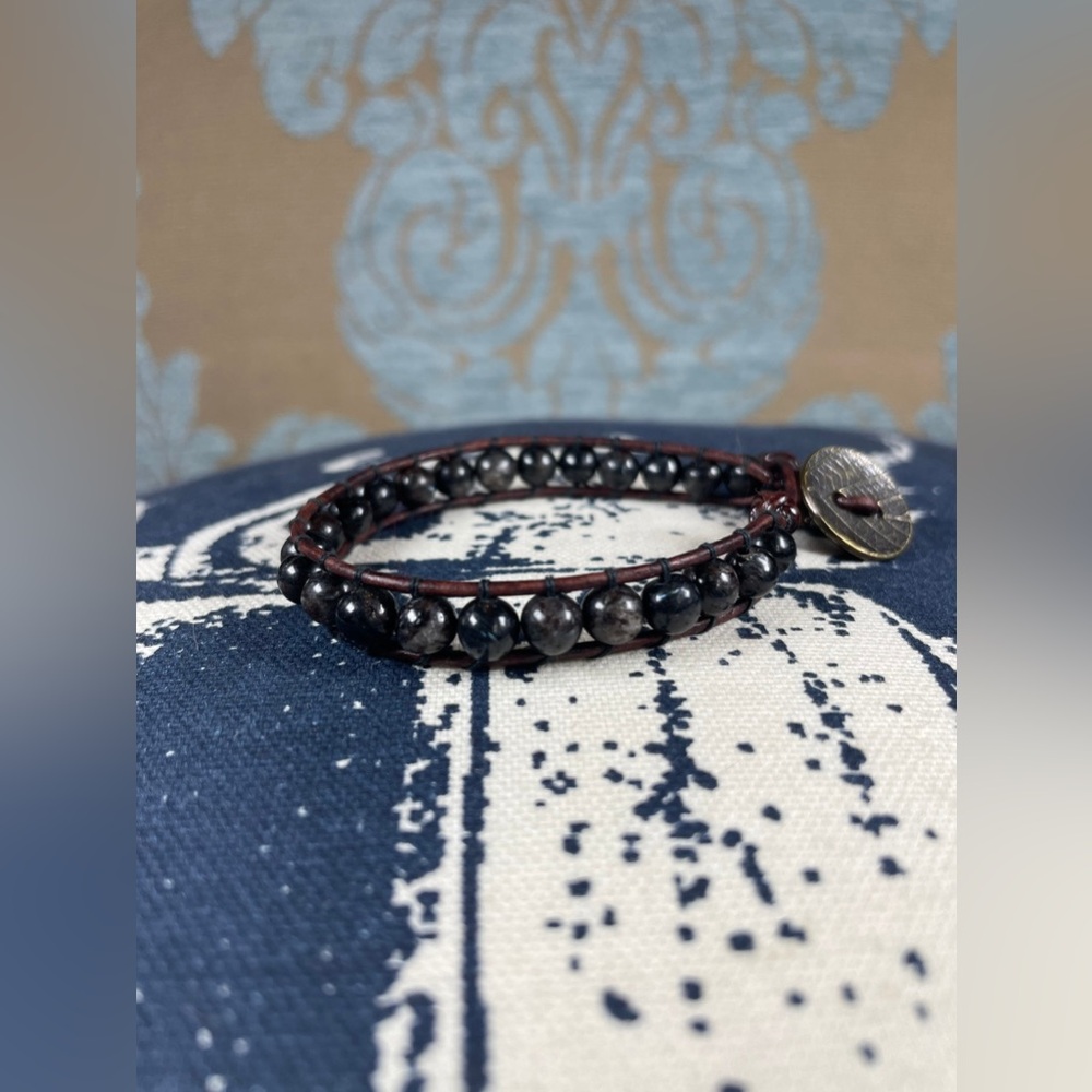 Stackable Astrophyllite Bead Bracelet - image 3